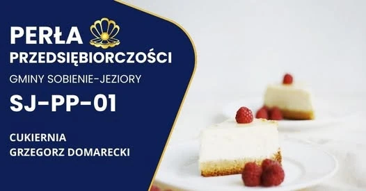 Wizytówka: Cukiernia Grzegorza Domareckiego, odebrał Grzegorz Domarecki