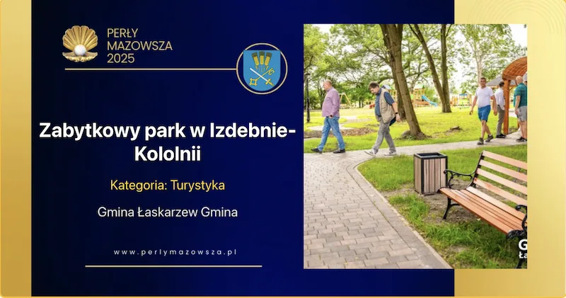 Wizytówka: Zabytkowy park w Izdebnie-Kololnii