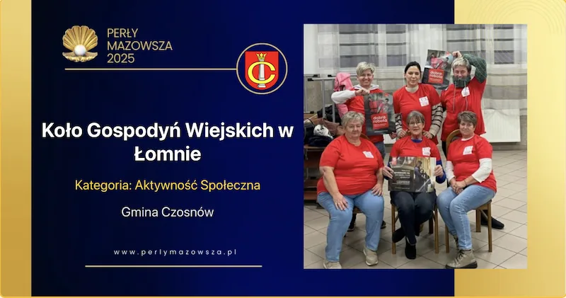 Wizytówka: Koło Gospodyń Wiejskich w Łomnie
