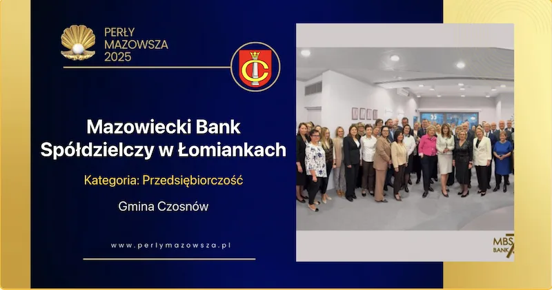 Wizytówka: Mazowiecki Bank Spółdzielczy w Łomiankach
